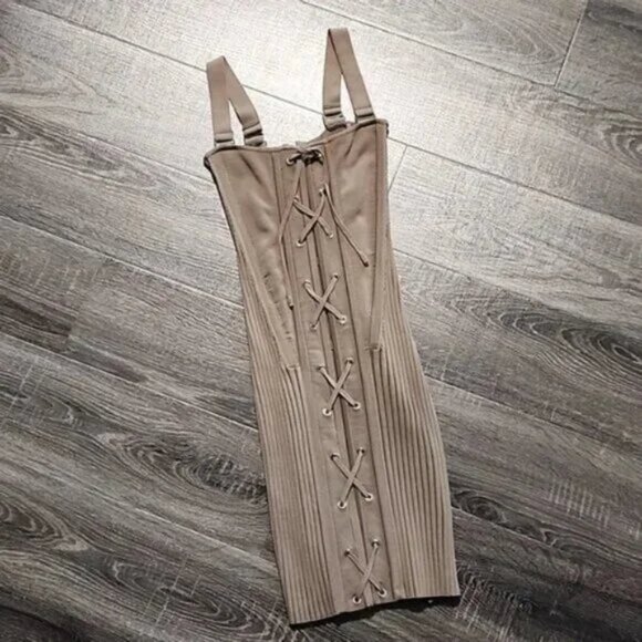 🌷 Dion Lee lace-up Corset bodycon Dress 🌷 - Picture 3 of 10
